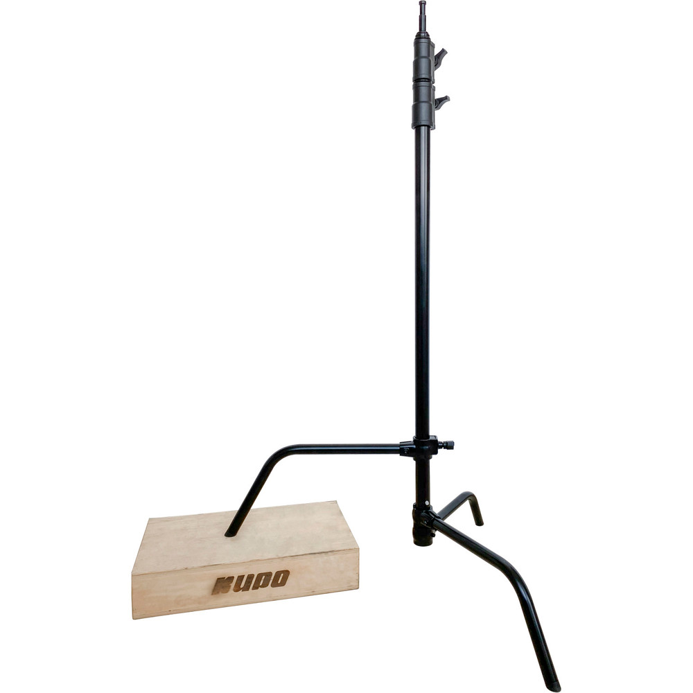 Kupo 40In Master C-Stand With Sliding Leg & Quick-Release System - Black