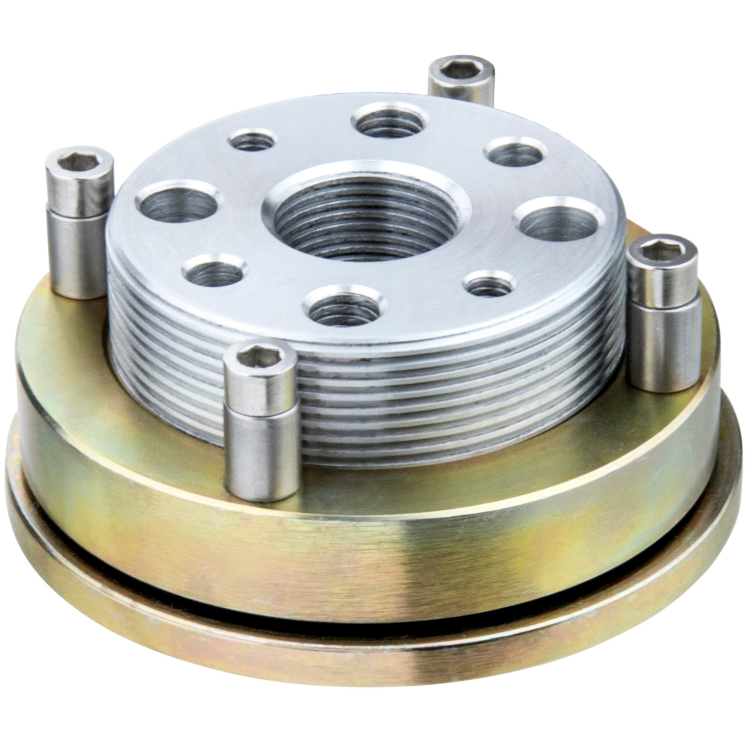 Kupo KG045213 Mitchell Collar, Castle Nut & Round Plate Set
