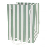 Sage Candy Stripe Hand Tied Bag Sage Candy Stripe Hand Tied Bag