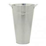 Galvanised Vase With Ears 36cm Galvanised Vase With Ears 36cm