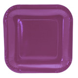 9 Inch Purple Square Paper Plates Pack of 8 9 Inch Purple Square Paper Plates Pack of 8