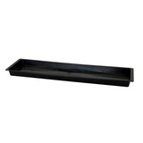 Double Floral Tray Black Double Floral Tray Black