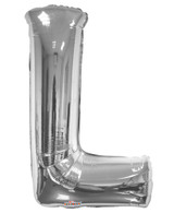 34"  Letter Balloon - L - Silver