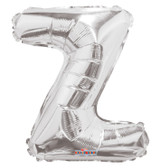 34" Letter Balloon - Z - Silver 34" Letter Balloon - Z - Silver