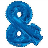 34" Letter Balloon - & - Blue 34" Letter Balloon - & - Blue