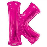 34" Letter Balloon - K - Pink 34" Letter Balloon - K - Pink