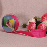 Cerise Grosgrain Ribbon (25mm x 20m) Cerise Grosgrain Ribbon (25mm x 20m)