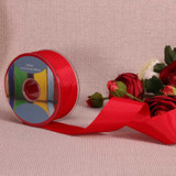 Bright Red Grosgrain Ribbon (38mm x 20m) Bright Red Grosgrain Ribbon (38mm x 20m)