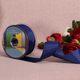 Navy Blue Grosgrain Ribbon (38mm x 20m) Navy Blue Grosgrain Ribbon (38mm x 20m)