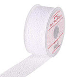 White Deco Web Ribbon (50mm x 20m) White Deco Web Ribbon (50mm x 20m)