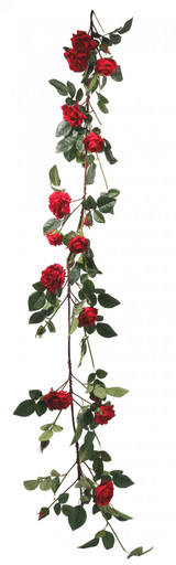 Luxury Red Rose Garland 1.8m Luxury Red Rose Garland 1.8m