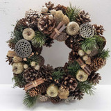 Golden Fruits Wreath (30cm)