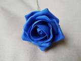 Bunch of 6 Royal Blue Foam Tea Rose Bunch of 6 Royal Blue Foam Tea Rose