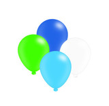 Mixed Blue Latex Balloons (8pk) Mixed Blue Latex Balloons (8pk)