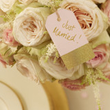 Pink & Gold Favour Tag Pink & Gold Favour Tag
