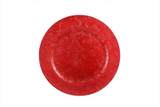Embossed Red Charger Plate Embossed Red Charger Plate