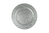 Embossed Silver Charger Plate Embossed Silver Charger Plate