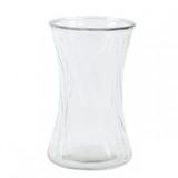 20cm Curling Wave Hand Tied Glass Vase