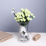 20cm Curling Wave Hand Tied Glass Vase 20cm Curling Wave Hand Tied Glass Vase