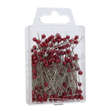 Red Pearl Headed Pins Red Pearl Headed Pins
