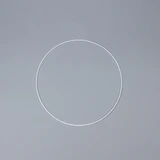 White Flower Hoop (50cm)