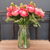 20cm Ribbed Vanity Vase