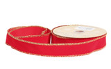 Red Velvet ribbon (25mm x 10yds) 