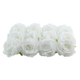 White Arundel Rose Heads (12 Heads) White Arundel Rose Heads (12 Heads)
