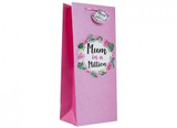 Mum In A Million Bottle Bag With Gift Tag Mum In A Million Bottle Bag With Gift Tag