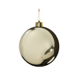 Champagne Shiny Shatterproof Bauble (x1) (15cm) Champagne Shiny Shatterproof Bauble (x1) (15cm)
