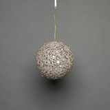 Champagne Glitter Bauble (12cm) Champagne Glitter Bauble (12cm)
