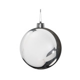 Silver Shiny Shatterproof Bauble (x1) (15cm) Silver Shiny Shatterproof Bauble (x1) (15cm)