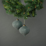 Celeste Glass Onion Bauble Jade (Set of 4)