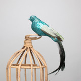 Blue Paradise Bird with clip Blue Paradise Bird with clip