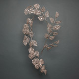 Champagne Glitter Leaf Garland (150cm) Champagne Glitter Leaf Garland (150cm)