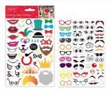 Party Face Glass Stickers Party Face Glass Stickers