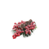 Red Berry, Spruce and Pine Cone Spray