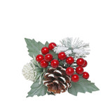Snowy Red Berry and Spruce Spray Snowy Red Berry and Spruce Spray