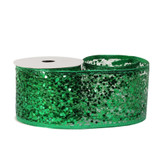 Glitter mesh ribbon 63cm x 10 yards GREEN Glitter mesh ribbon 63cm x 10 yards GREEN