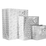 Silver Foil Gift Bags (Pack Of 3) Silver Foil Gift Bags (Pack Of 3)