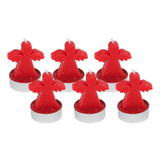 Set of 6 Angel Shaped Candles Set of 6 Angel Shaped Candles