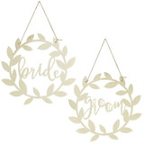 Bride & Groom Chair Backs Bride & Groom Chair Backs