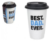 Best Dad Ever Cup With Lid 320ml Best Dad Ever Cup With Lid 320ml