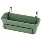 Stewart 60cm Balcony Trough Set - Green Stewart 60cm Balcony Trough Set - Green