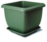 Stewart 40cm Balconniere Square Planter - Green Stewart 40cm Balconniere Square Planter - Green