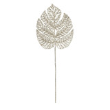Gold Glitter Filigree Monstera Leaf Gold Glitter Filigree Monstera Leaf