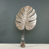 Champagne Glitter Monstera Leaf (Large) Champagne Glitter Monstera Leaf (Large)