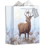 Large Christmas Stag Gift Bag Large Christmas Stag Gift Bag