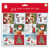 Hand-Crafted Contemporary Christmas Gift Tags (Pack of 24) Hand-Crafted Contemporary Christmas Gift Tags (Pack of 24)
