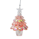 Mauve Iridescent 3D Tree Decoration Mauve Iridescent 3D Tree Decoration